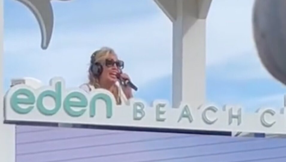 Belén Esteban en 'Eden Beach Club' de Torremolinos / Foto: TikTok