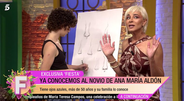 Ana María Aldón habla de su nueva pareja en 'Fiesta'/ Foto: telecinco.es
