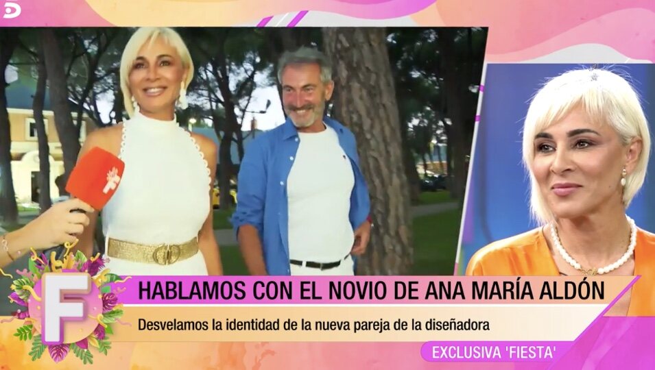 Ana María Aldón con su nuevo novio | Foto: telecinco.es
