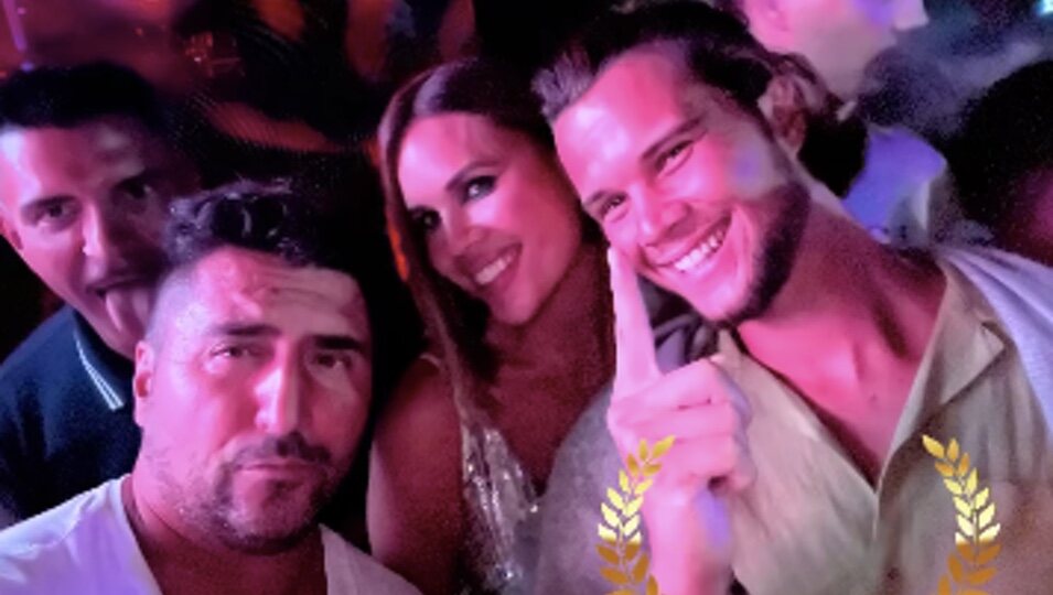Bosco, Sergio y Raquel de fiesta | Instagram