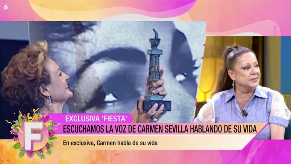 Eva Santamaría en 'Fiesta' | Fuente: Telecinco