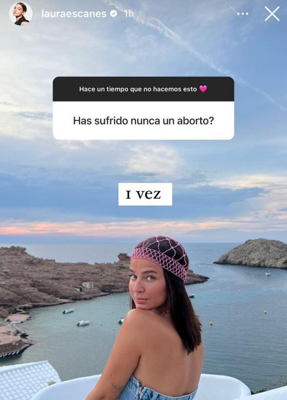 Laura Escanes responde que ha sufrido un aborto | Foto: Instagram