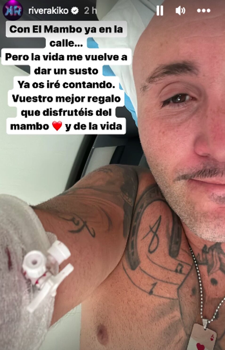 Kiko Rivera en el hospital | Instagram