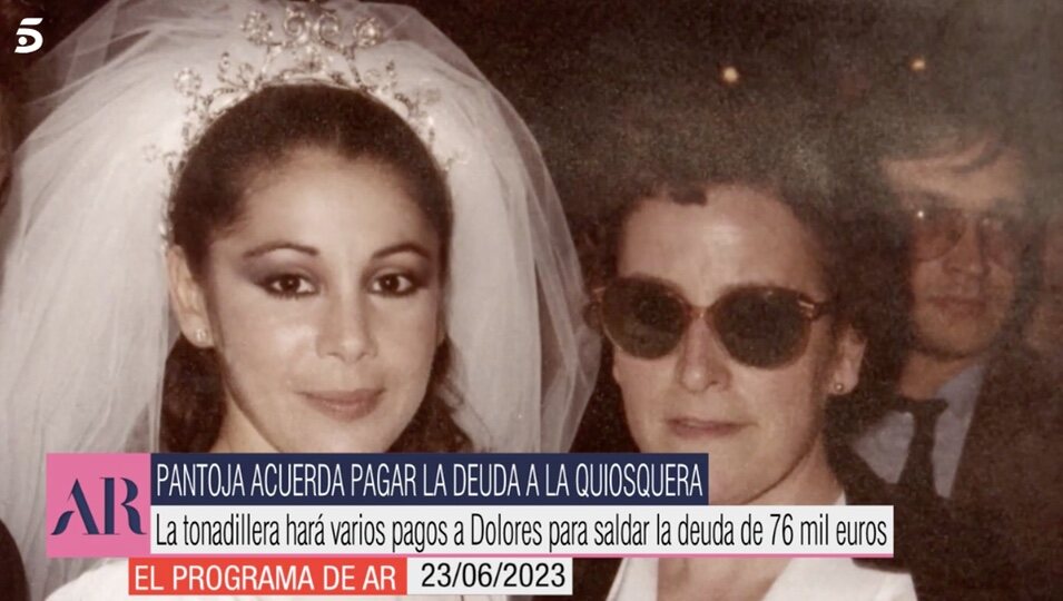 Isabel y Loli el día de su boda | Foto: telecinco.es