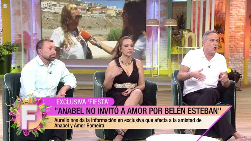 Aurelio Manzano destapa el motivo por el cual Anabel Pantoja no habría invitado a Amor Romeira a su fiesta de cumpleaños | Foto: Telecinco.es