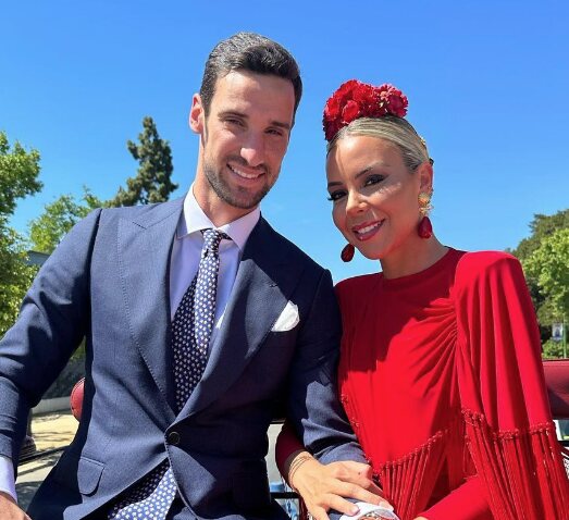 Sergio Rico y Alba Silva en la Feria de Abril/ Foto: Instagram