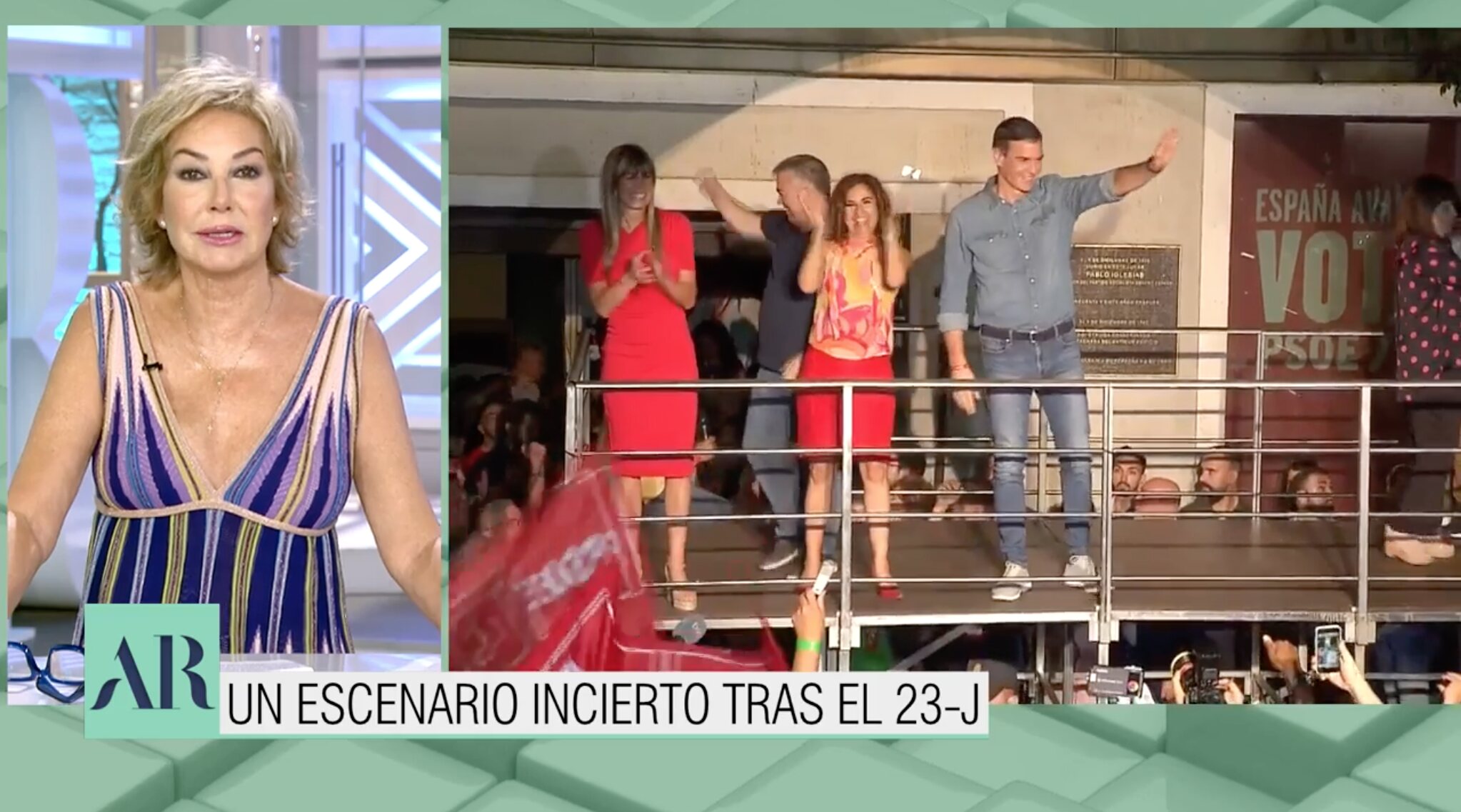 Ana Rosa Quintana propone que Sánchez y Feijóo pacten | Foto: Telecinco.es
