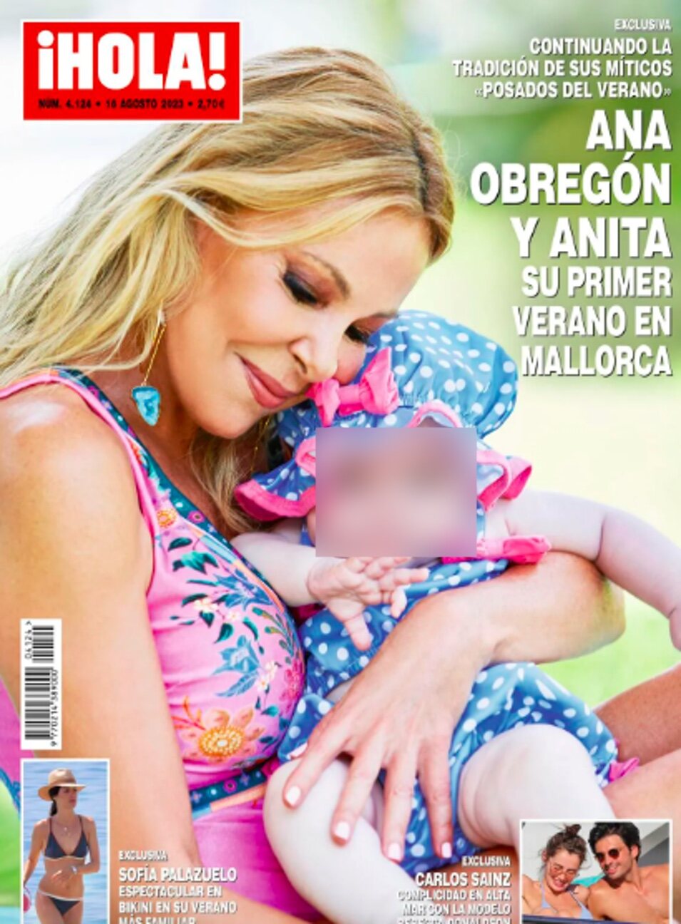 Portada de Ana Obregón con su hija/nieta en la revista Hola
