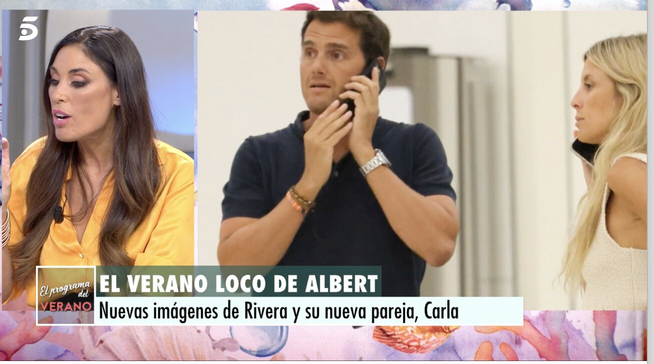 Albert Rivera pidió al paparazzi que le enseñase las fotos que les había sacado | Foto: Telecinco.es