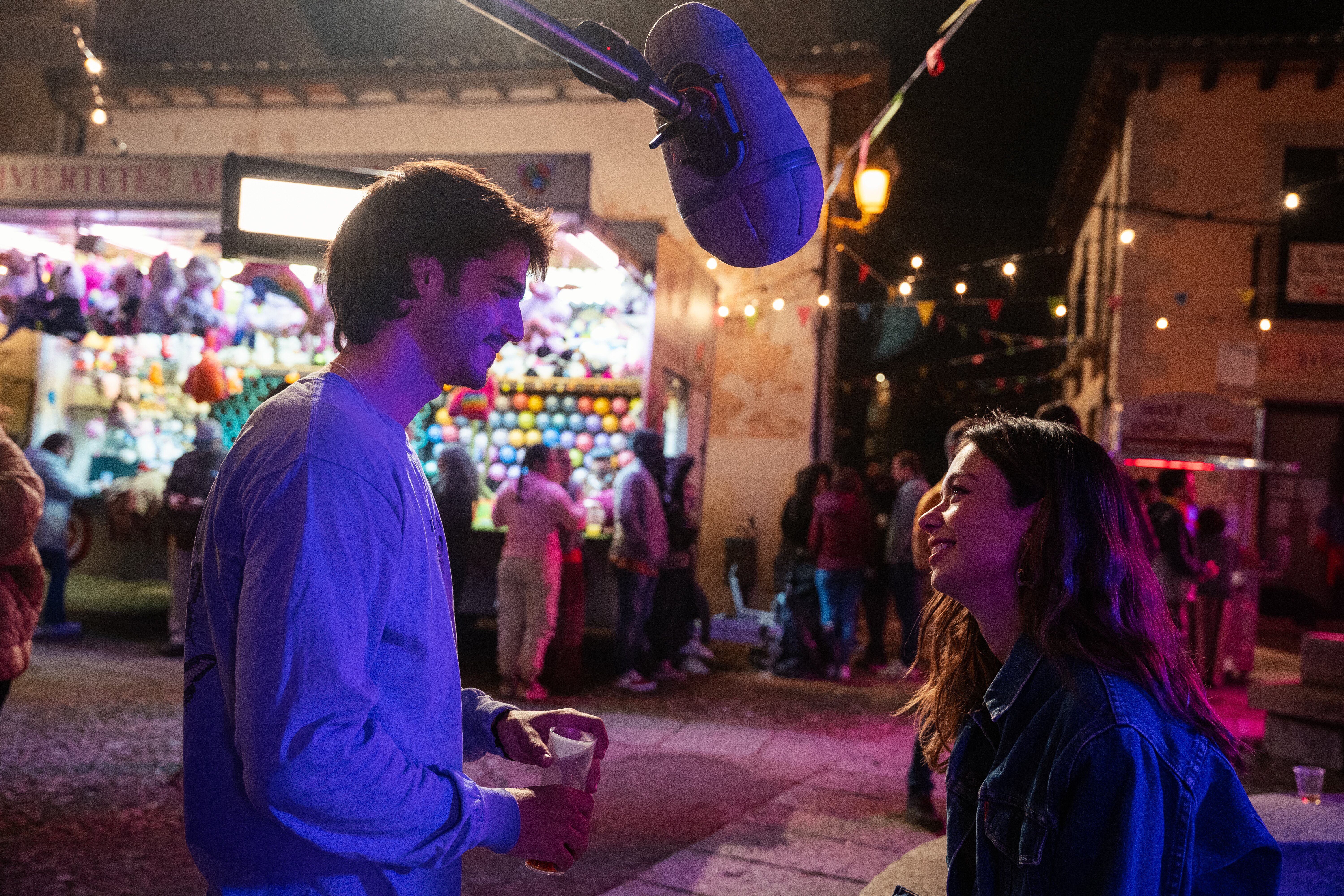 Anna Castillo y Álvaro Mel en el rodaje de 'Un cuento perfecto' | Foto: Cortesía de Netflix