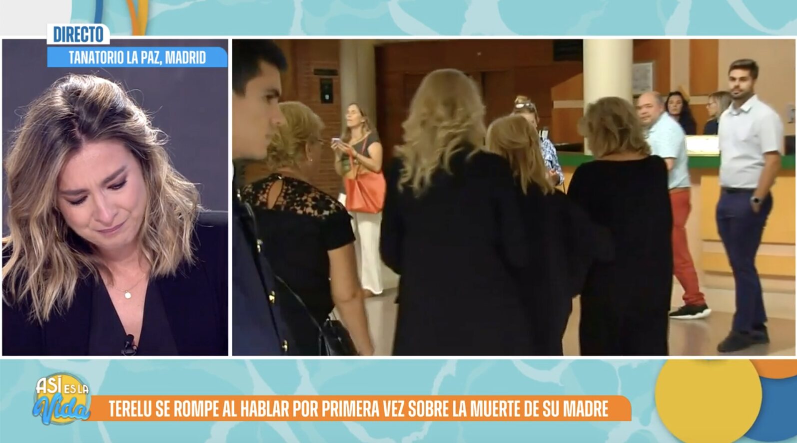 Sandra Barneda, muy emocionada al escuchar a Terelu Campos y Carmen Borrego | Foto: Telecinco.es
