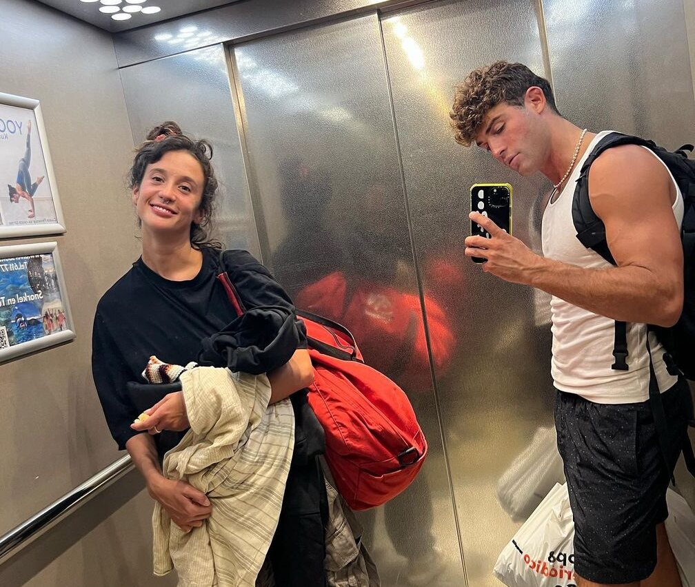 María Pedraza con Jason Fernández/ Foto: Instagram