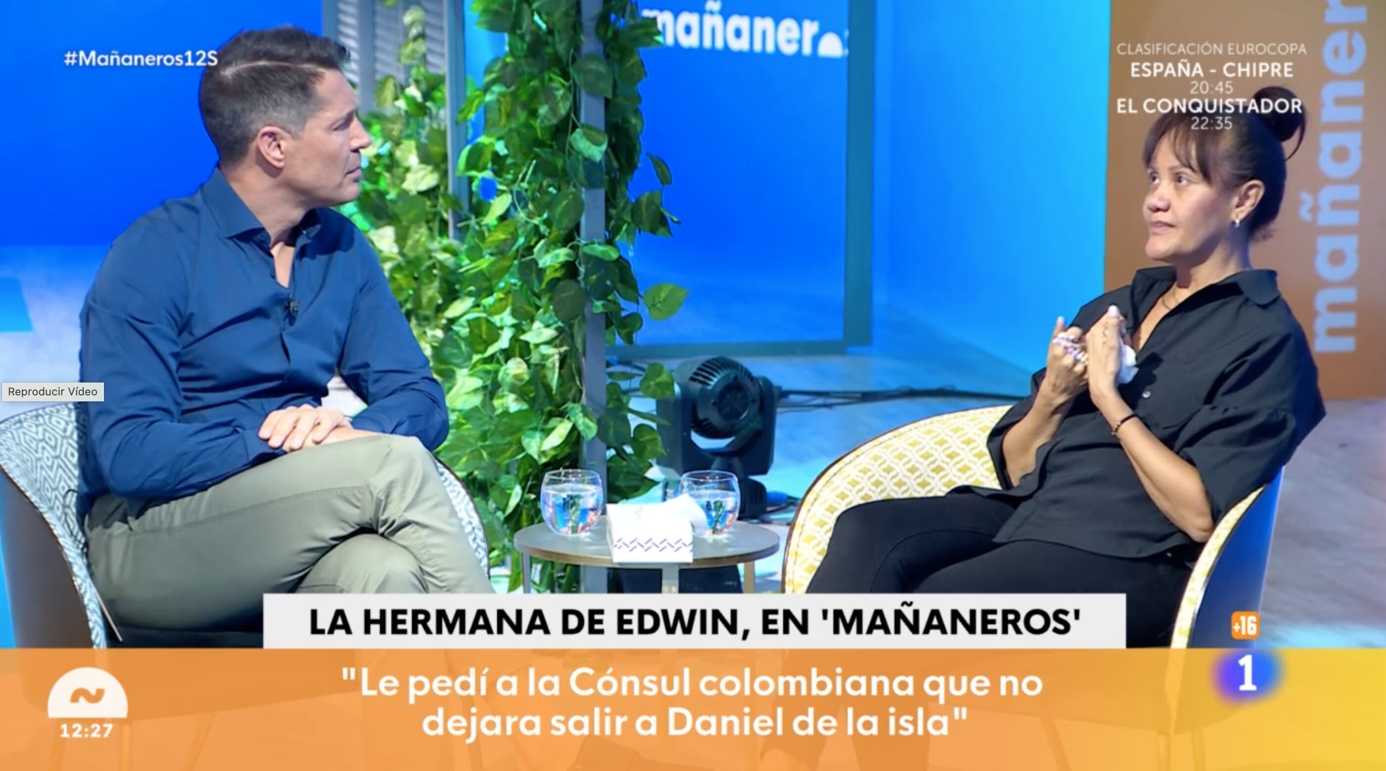 Darlin Arrieta ha concedido su primera y única entrevista en España a RTVE | Foto: RTVE.es