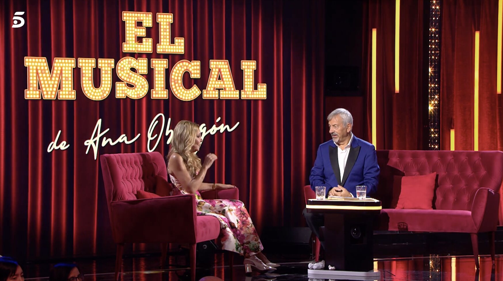 Ana Obregón habla de su carrera en 'El musical de tu vida'/ Foto: telecinco.es