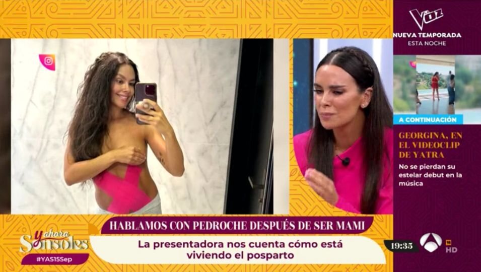 Cristina Pedroche habla de la maternidad en 'Y ahora Sonsoles' | Foto: Antena3.com