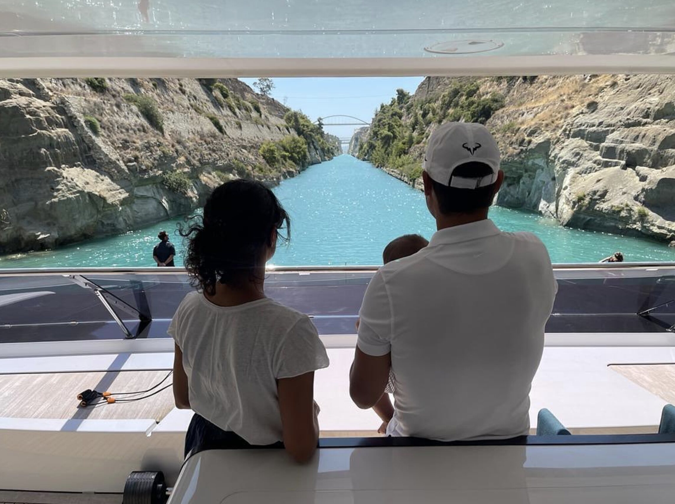 Rafa Nadal con su mujer y su hijo de vacaciones/ Foto: Instagram