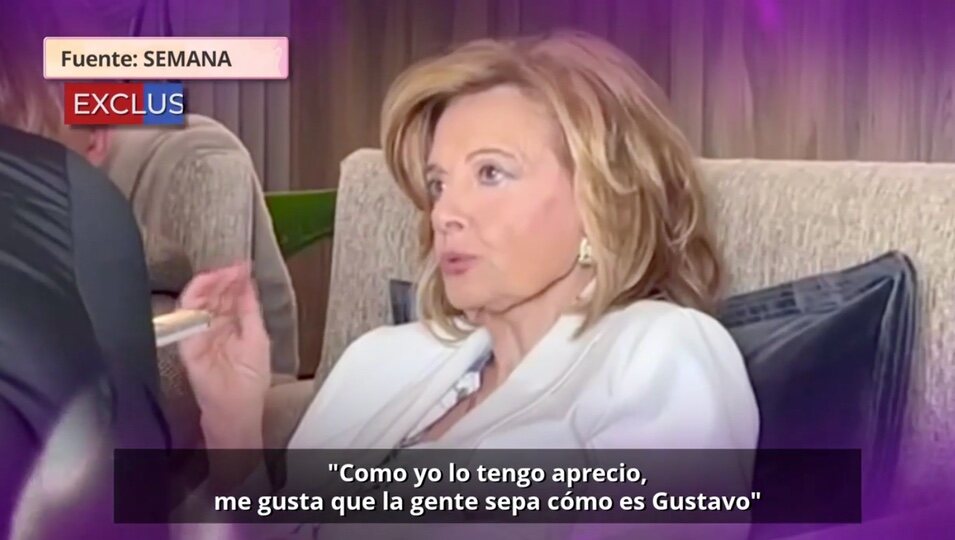 María Teresa Campos habla durante la entrevista | Foto: telecinco.es