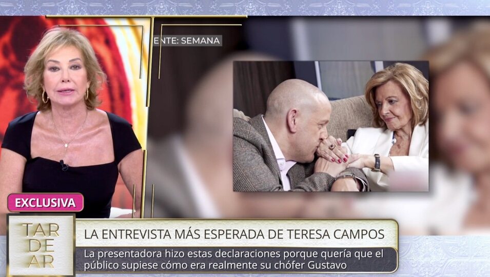 María Teresa y Gustavo en la entrevista | Foto: telecinco.es