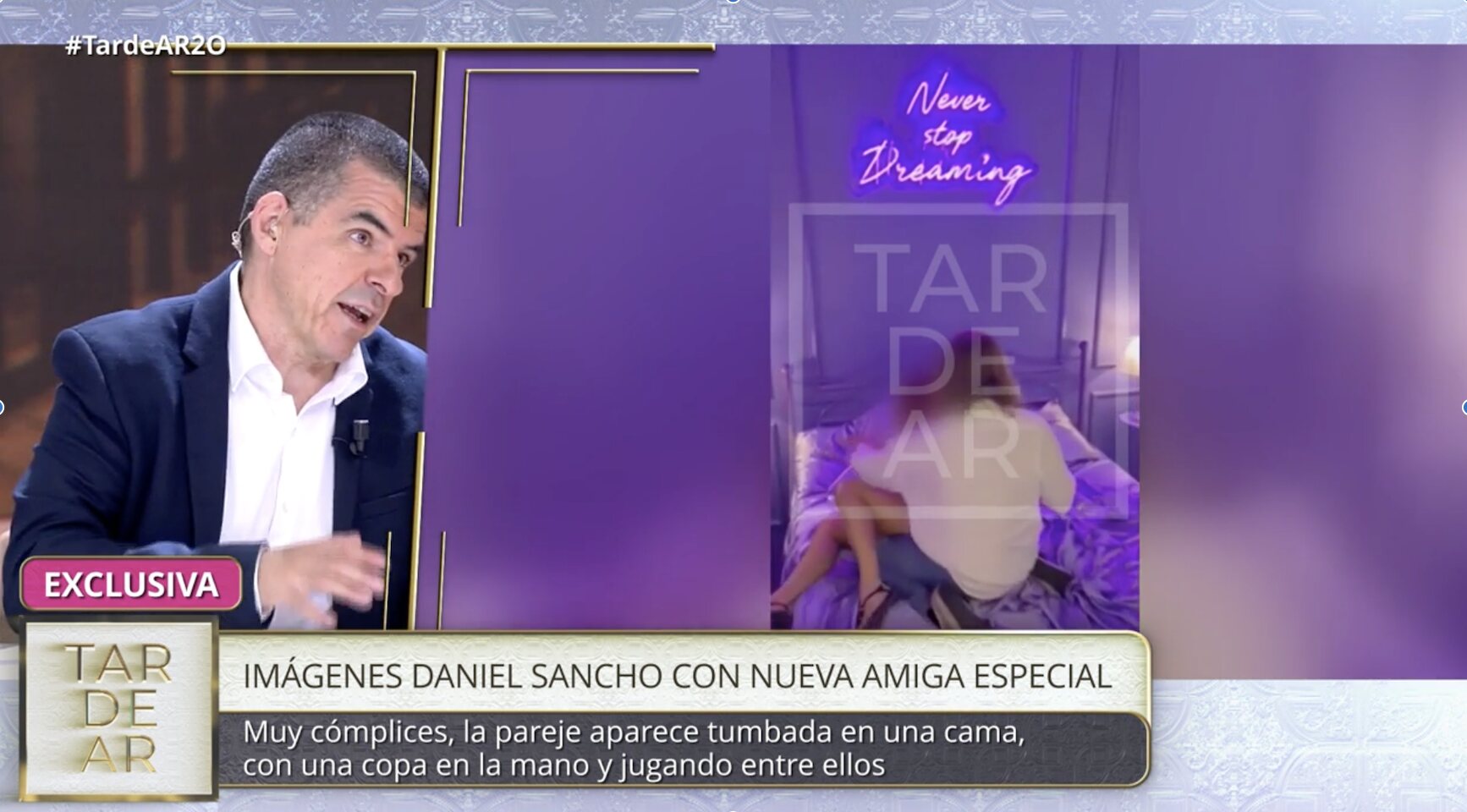 Manuel Marlasca comenta un vídeo de Daniel Sancho en 'TardeAR'/ Foto: telecinco.es