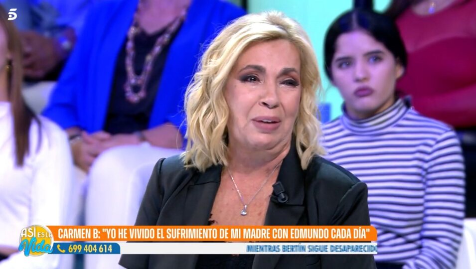 Carmen Borrego llora en 'Así es la vida' | Telecinco