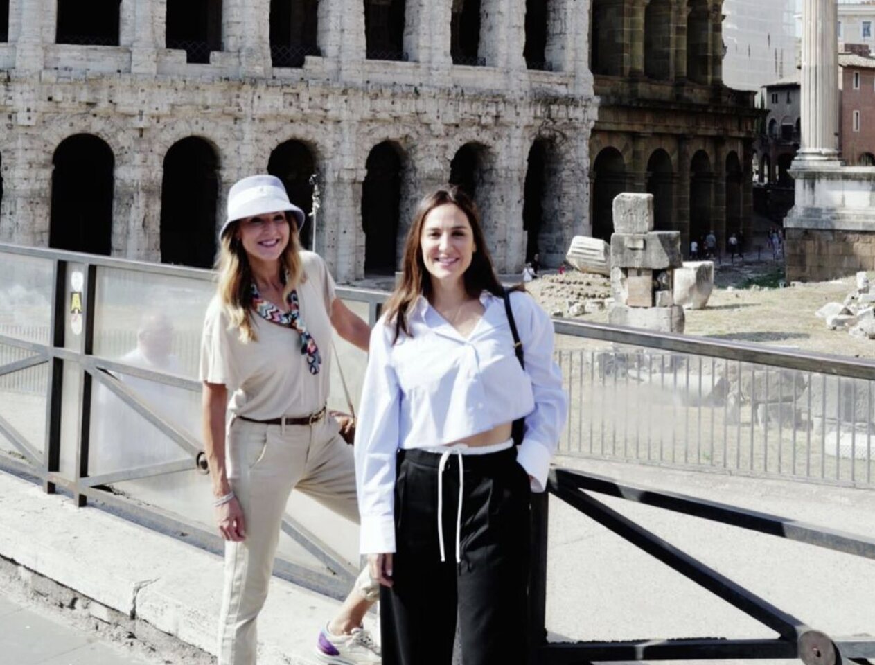 Tamara Falcó con su suegra en Roma/ Foto: Instagram