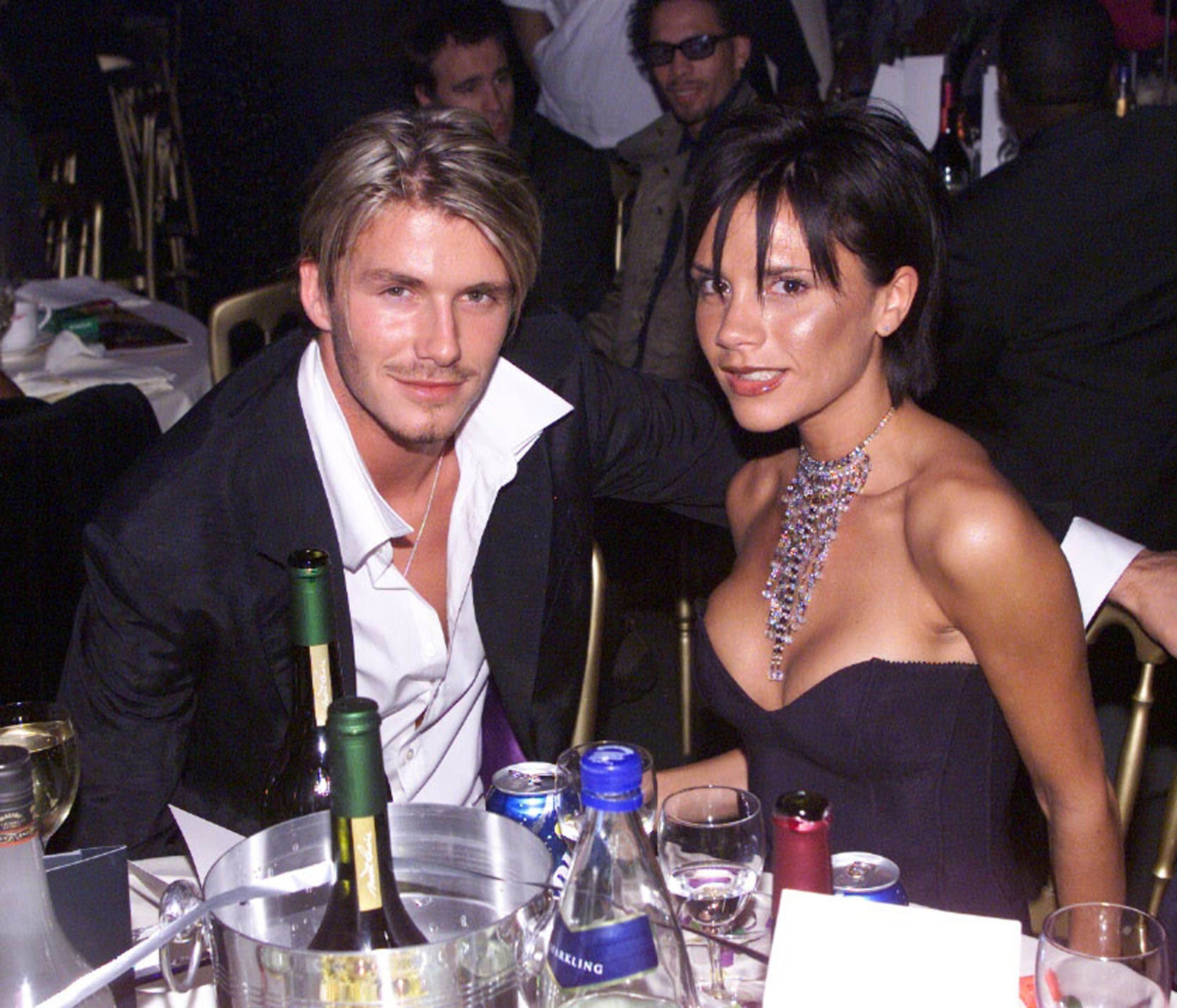 David y Victoria Beckham en los premios MOBO el 6 de octubre del 1999 en Londres | Foto: Getty