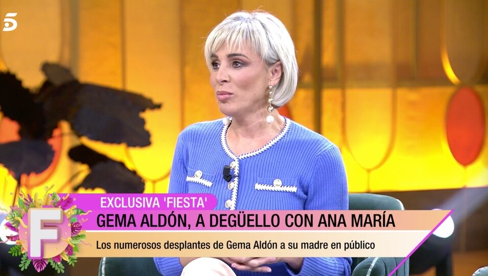 Ana María Aldón habla de la reconciliación | Foto: telecinco.es