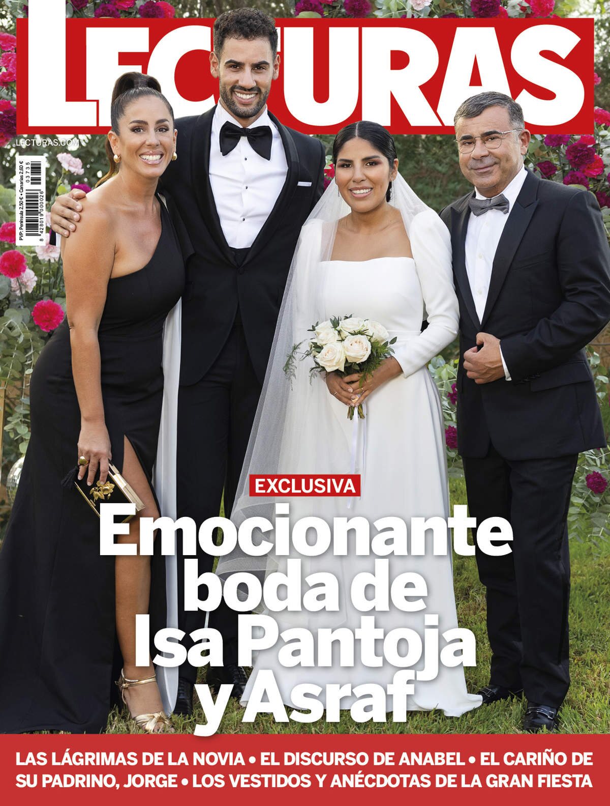 Jorge Javier, padrino de la boda de Isa Pantoja y Asraf | Foto: Lecturas