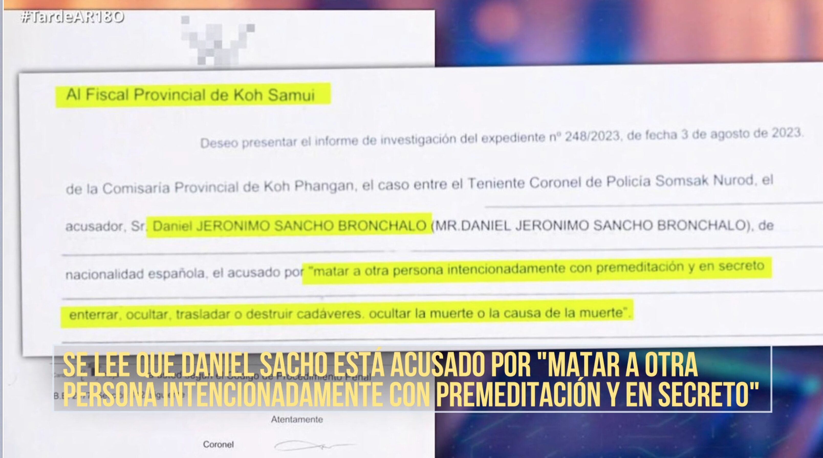 El informe de la Fiscalía sostiene que el asesinato de Edwin Arrieta fue premeditado | Foto: Telecinco.es