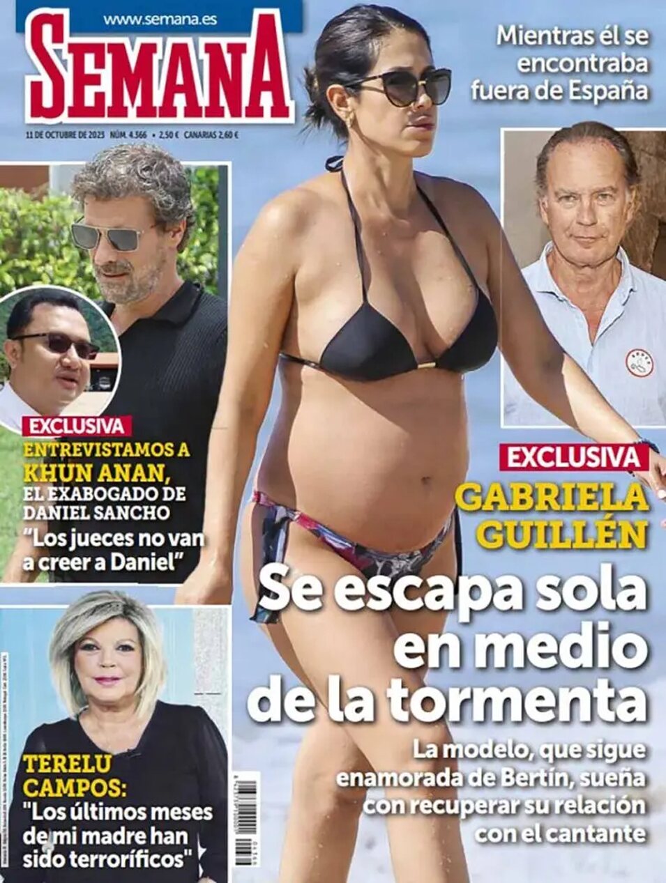 La portada de la revista Semana que habría pactado Gabriela Guillén