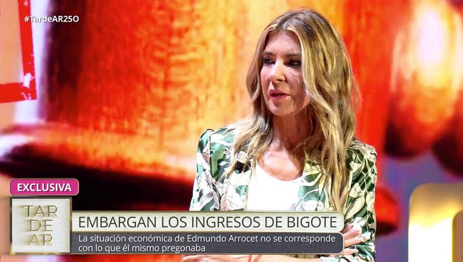 Marisa Martín Blázquez dando la exclusiva | Telecinco