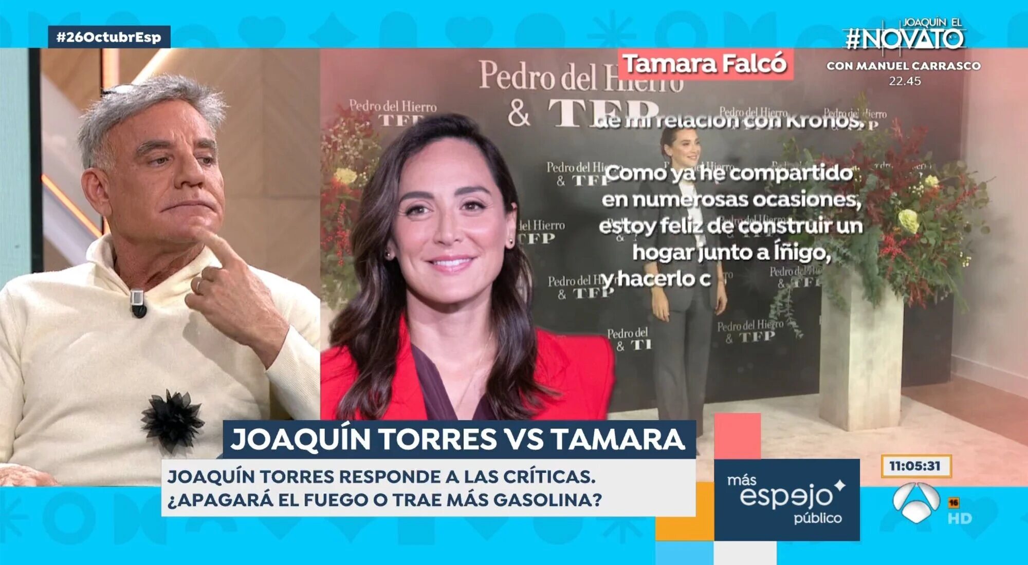 Joaquín Torres se querella contra La Fábrica de la Tele por grabarlo sin su consentimiento | Foto: Antena3.com