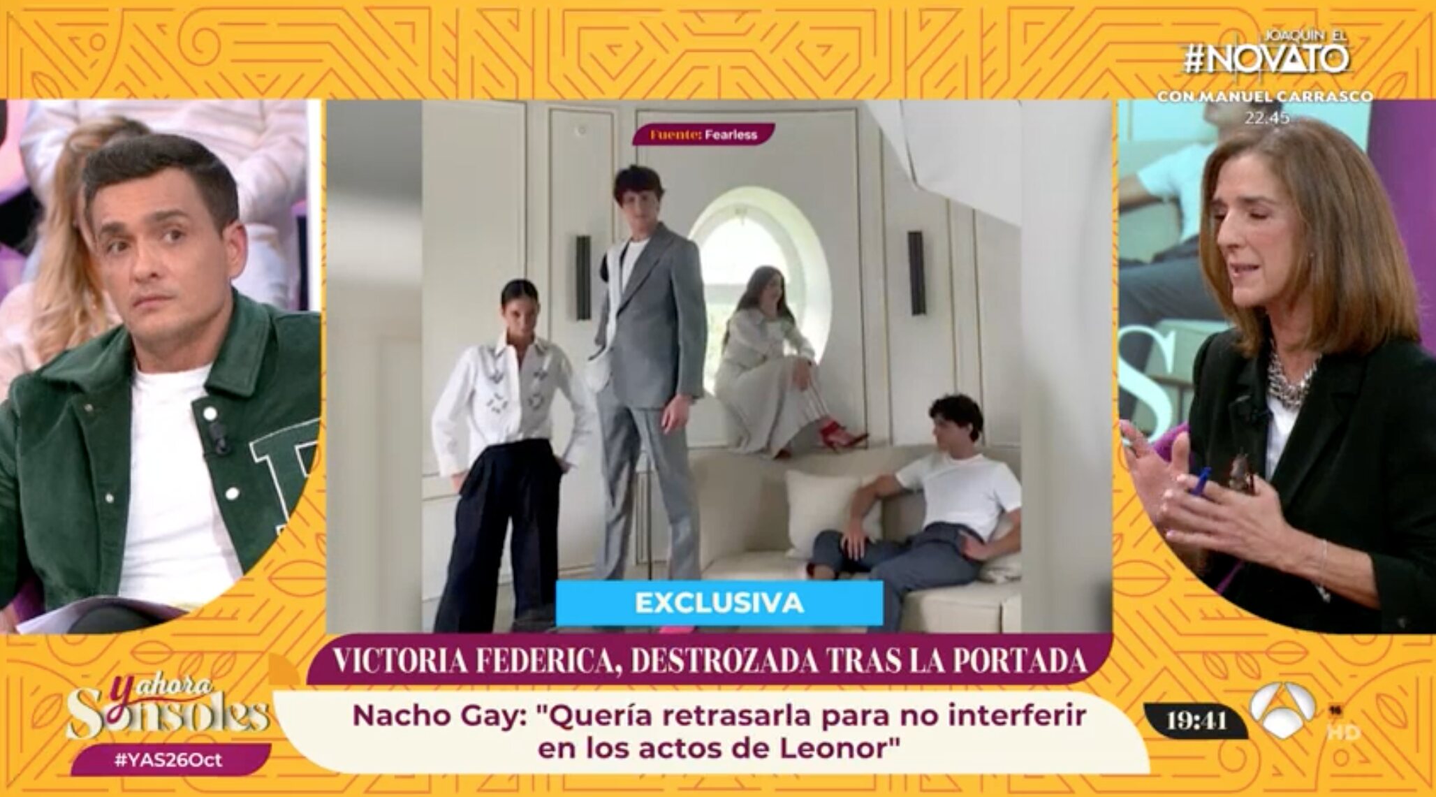 Nacho Gay, director de Vanitatis, en 'Y ahora Sonsoles' | Foto: Antena3.com