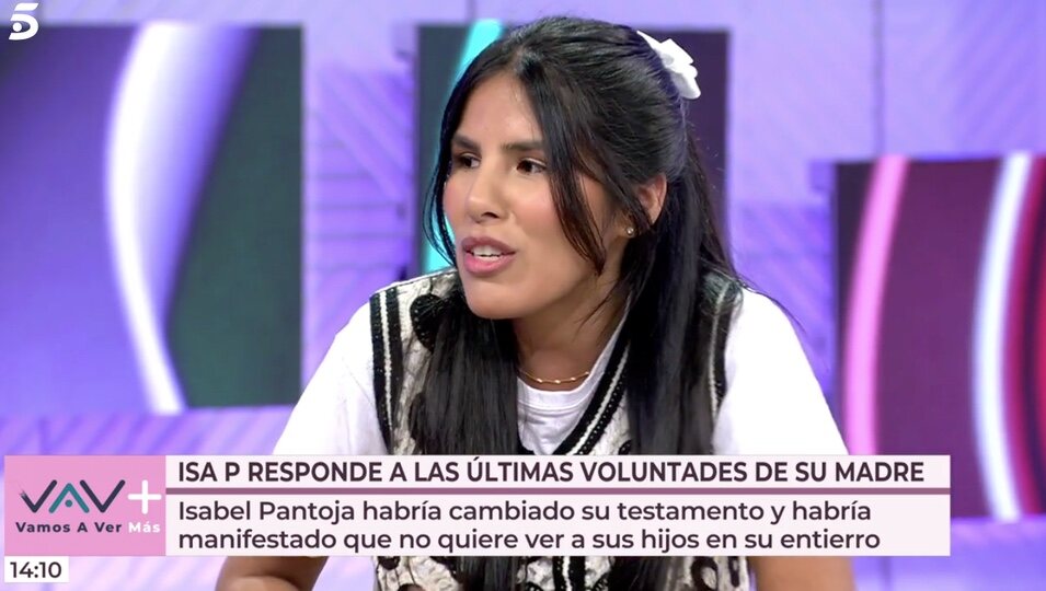 Isa Pantoja habla del tema de su madre | Foto: telecinco.es