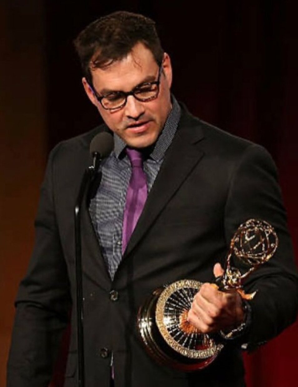 Tylor Christopher tras ganar el premio Emmy | Instagram