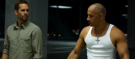 Paul Walkjer y Vin Diesel en 'Fast & Furious 6'