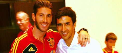 Sergio Ramos y Raúl