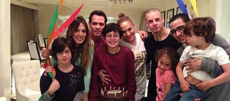 Celebrando el cumpleaños del hijo de Marc Anthony/Foto:Twitter