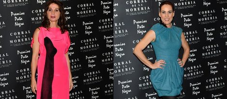 Victoria Abril y Alicia Senovilla en los Premios Pata Negra 2013