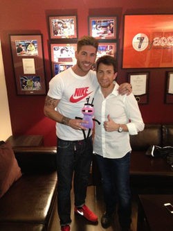 Sergio Ramos con Pablo Motos / Foto: Twitter