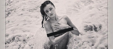 Miranda Kerr en topless / Foto:Instagram