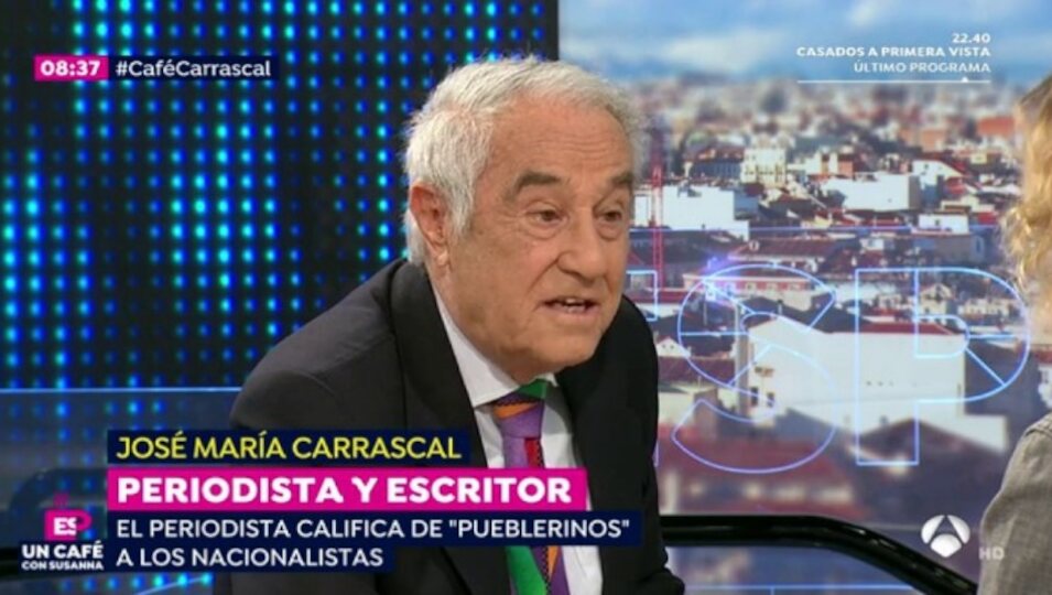 José María Carrascal en 'Un café con Susanna' | Antena 3