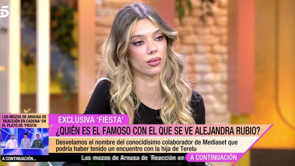 Alejandra Rubio habla del asunto | Foto: telecinco.es