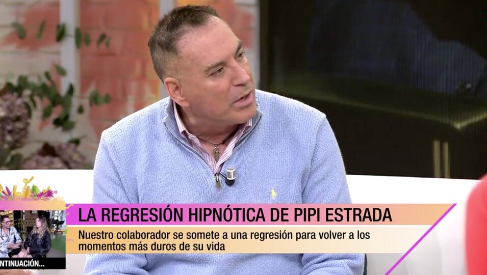 Pipi Estrada se somete a una regresión | Foto: telecinco.es