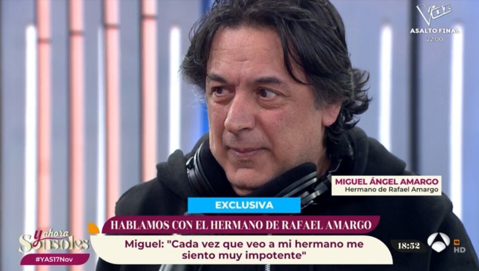 Miguel Ángel Amargo habla sobre su hermano | Antena 3