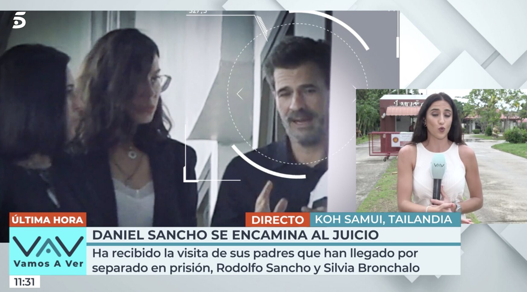 Rodolfo Sancho y Silvia Bronchalo en la Corte/ Foto: telecinco.es