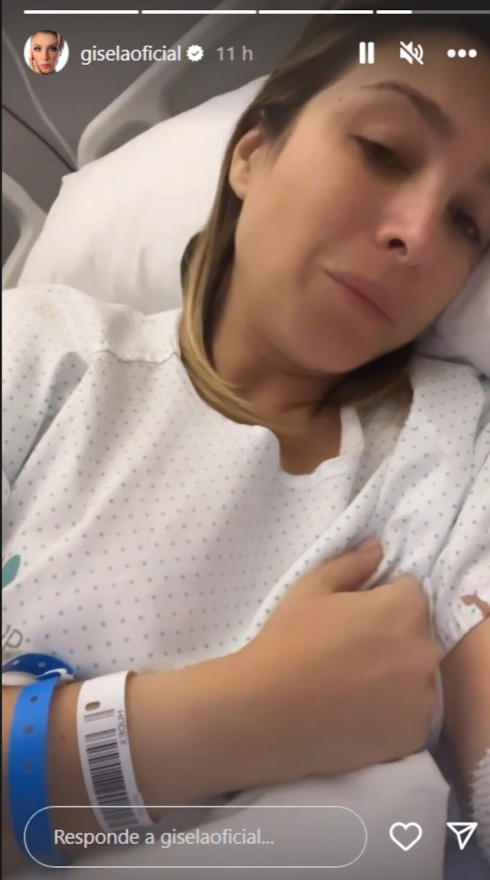 Gisela habla desde el hospital | Instagram