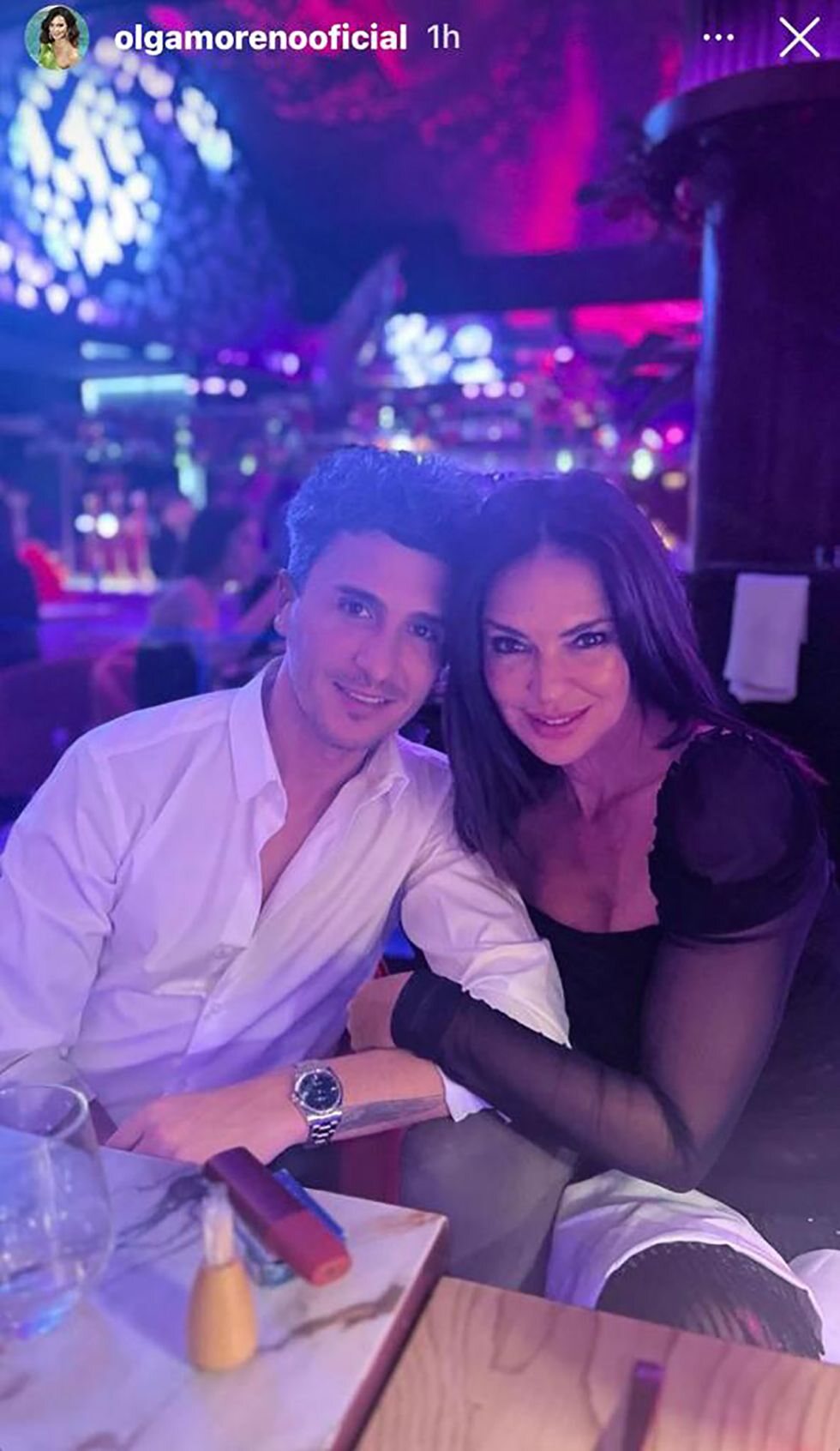 Olga Moreno y Agustín Etienne, de nuevo juntos | Foto: Instagram