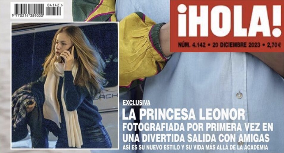 La Princesa Leonor en Zaragoza en la portada de ¡Hola!