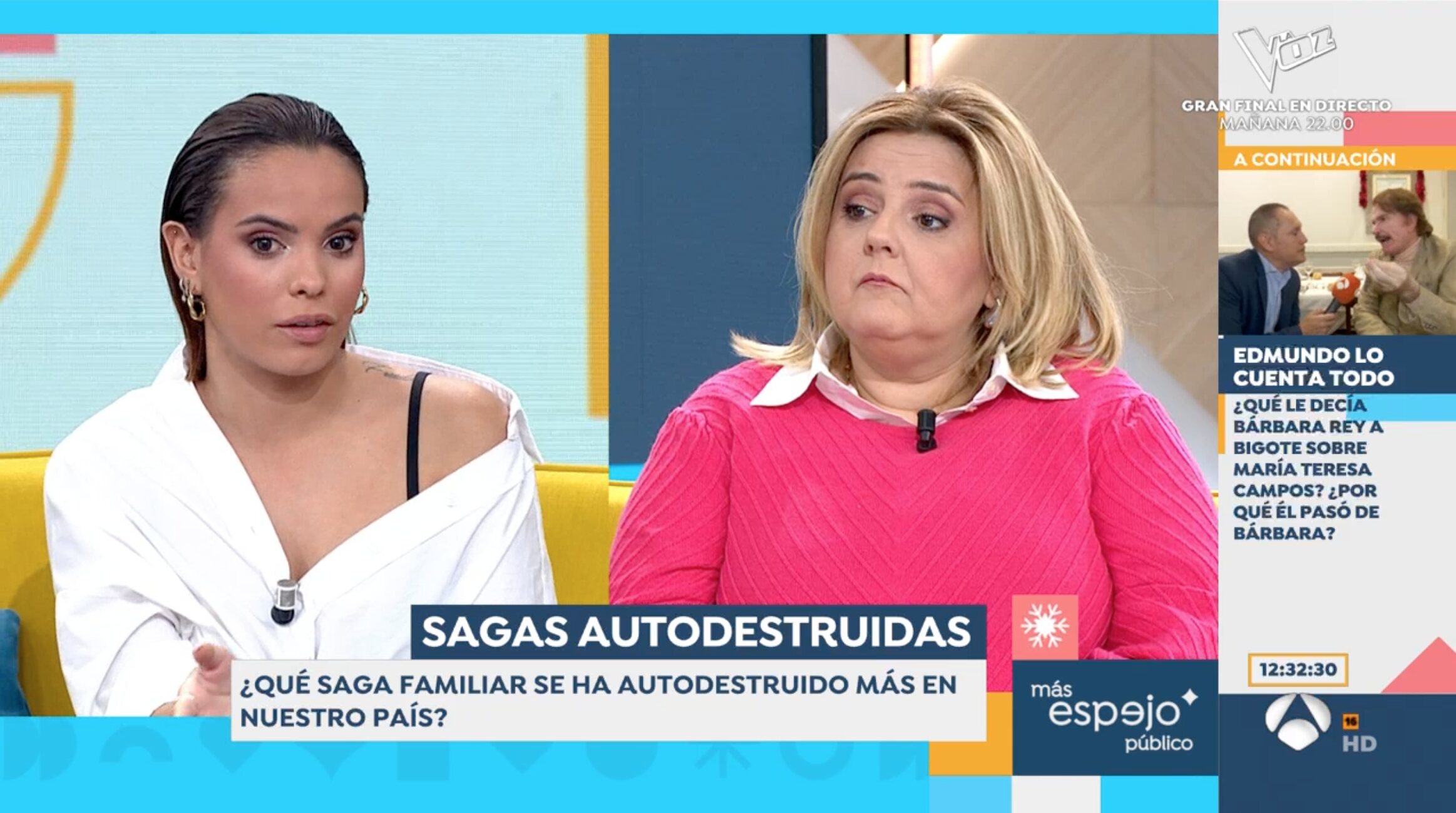 Rocío Carrasco se cuela también en 'Espejo Público' con Gloria Camila | Foto: Antena3